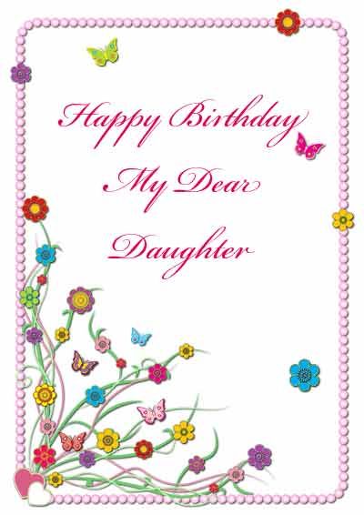 Free Download Birthday Cards For Daughter